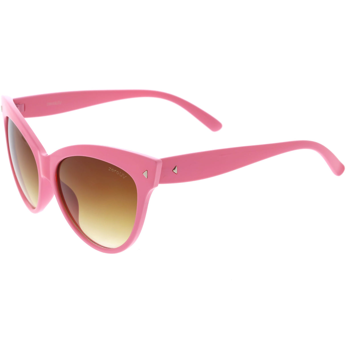High Pointed Tip Inset Frame Oversize Cat Eye Sunglasses 8462 from zeroUV
