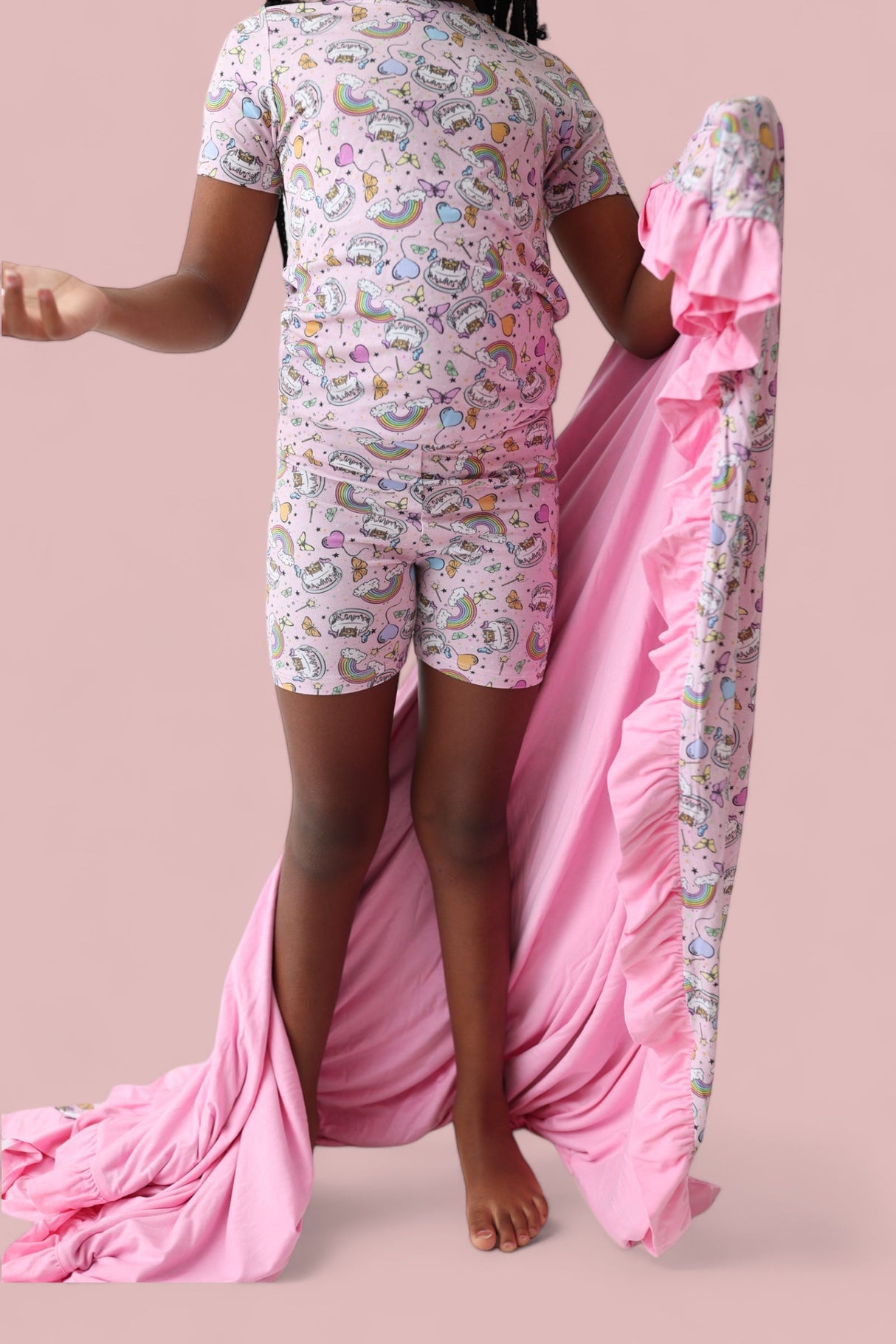 ONCE UPON A BIRTHDAY DREAM SHORT SET from DREAM BIG LITTLE CO