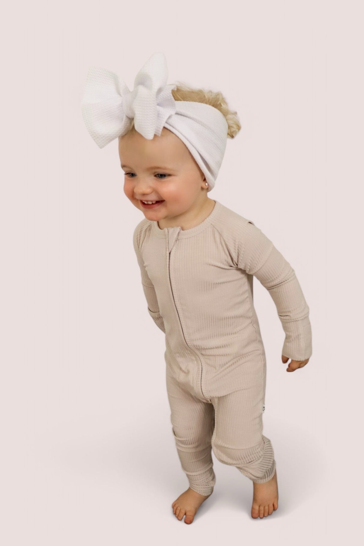 TOTALLY TAN RIB DREAM ROMPER from DREAM BIG LITTLE CO