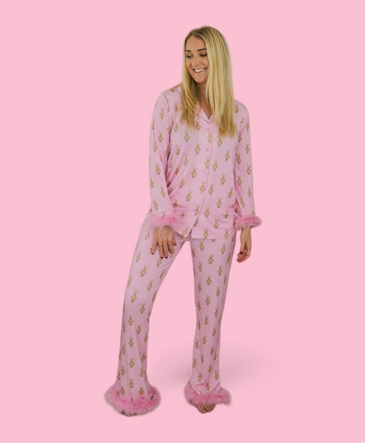 BLUSHIN' BUNNIES WOMEN'S FEATHER DREAM SET from DREAM BIG LITTLE CO