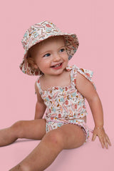 FUN IN THE SUN DREAM SMOCKED TANKINI TWO PIECE SWIM SUIT from DREAM BIG LITTLE CO