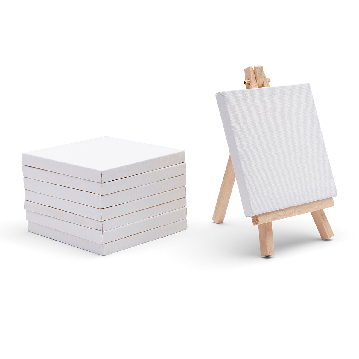 Canvas & Easel Set 3x3 8 pc from KINGART