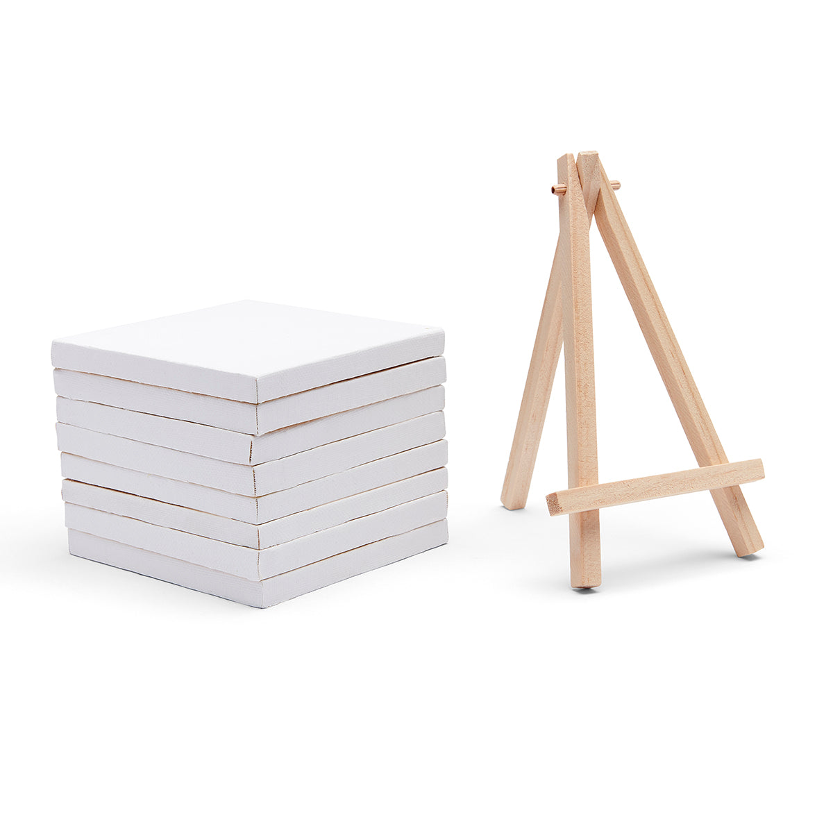Canvas & Easel Set 3x3 8 pc from KINGART