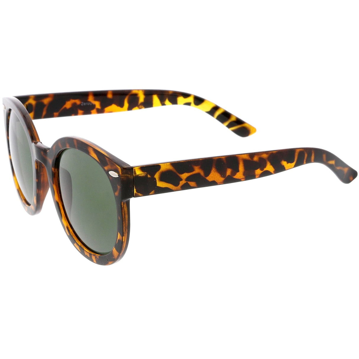 Womens Designer Round Oversize Retro Fashion Sunglasses 8623 from zeroUV