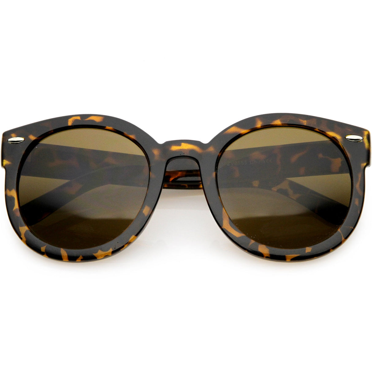Womens Designer Round Oversize Retro Fashion Sunglasses 8623 from zeroUV