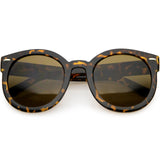 Womens Designer Round Oversize Retro Fashion Sunglasses 8623 from zeroUV
