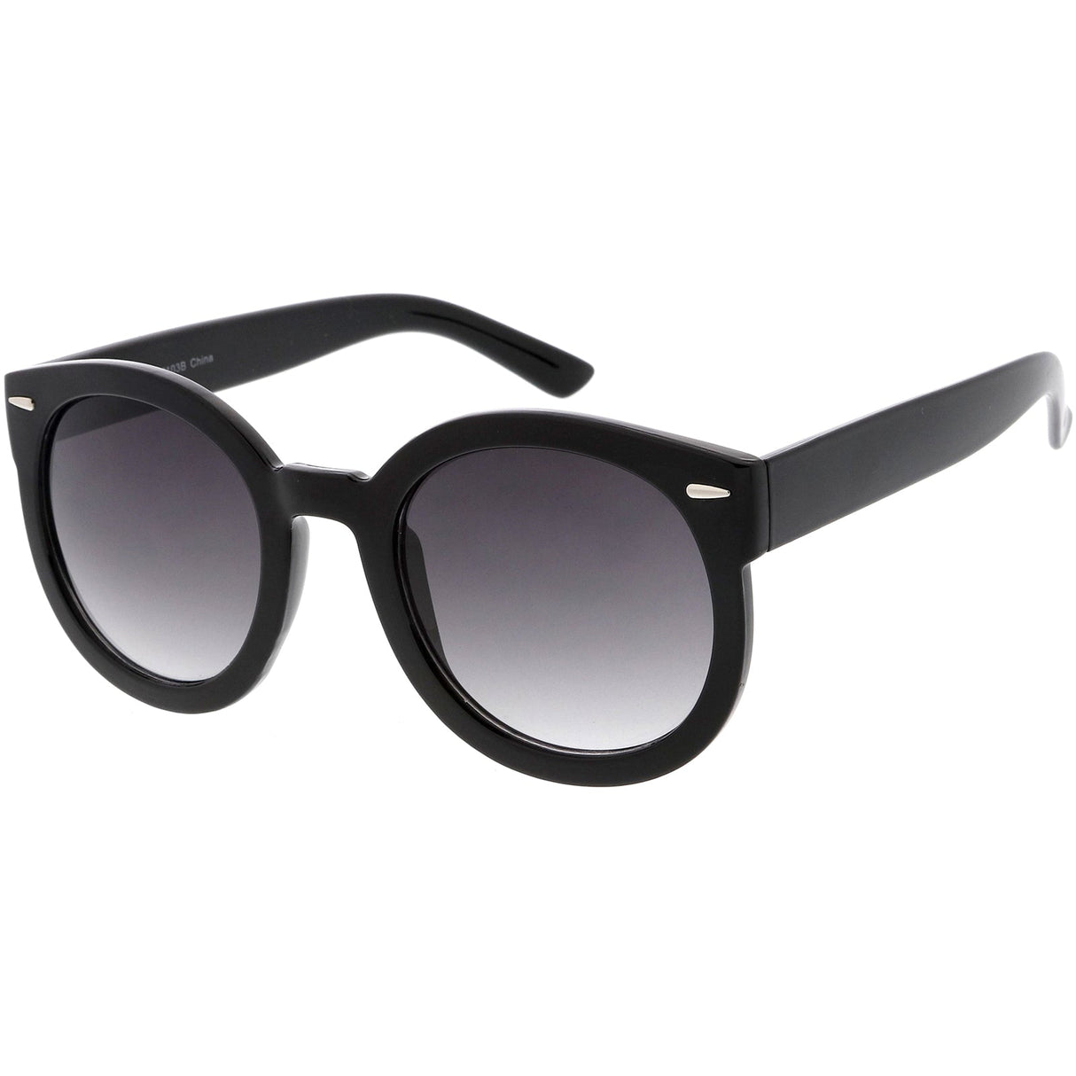 Womens Designer Round Oversize Retro Fashion Sunglasses 8623 from zeroUV