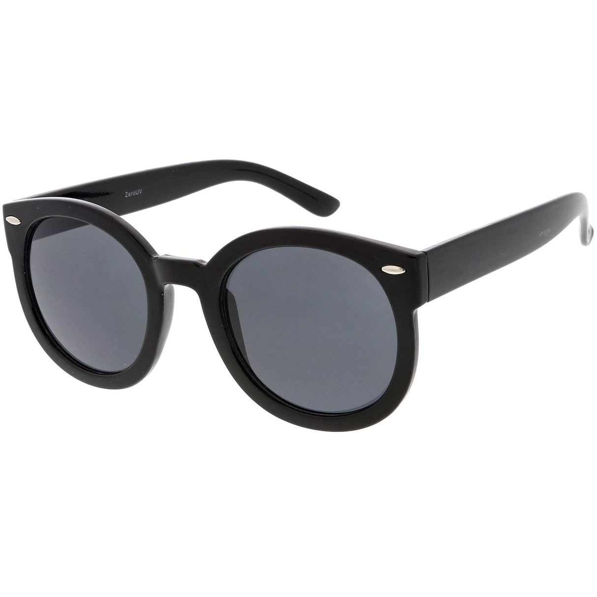 Womens Designer Round Oversize Retro Fashion Sunglasses 8623 from zeroUV