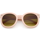 Womens Designer Round Oversize Retro Fashion Sunglasses 8623 from zeroUV