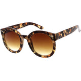 Womens Designer Round Oversize Retro Fashion Sunglasses 8623 from zeroUV