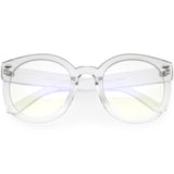 Womens Designer Round Oversize Retro Fashion Sunglasses 8623 from zeroUV