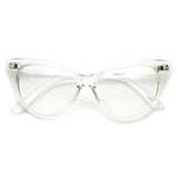 Vintage Mod Fashion 1950's Cat Eye Clear Lens Glasses from zeroUV