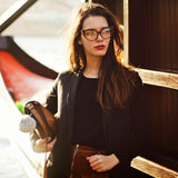 Vintage Mod Fashion 1950's Cat Eye Clear Lens Glasses from zeroUV