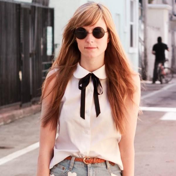 Retro Hippie Metal Lennon Round Color Lens Sunglasses from zeroUV