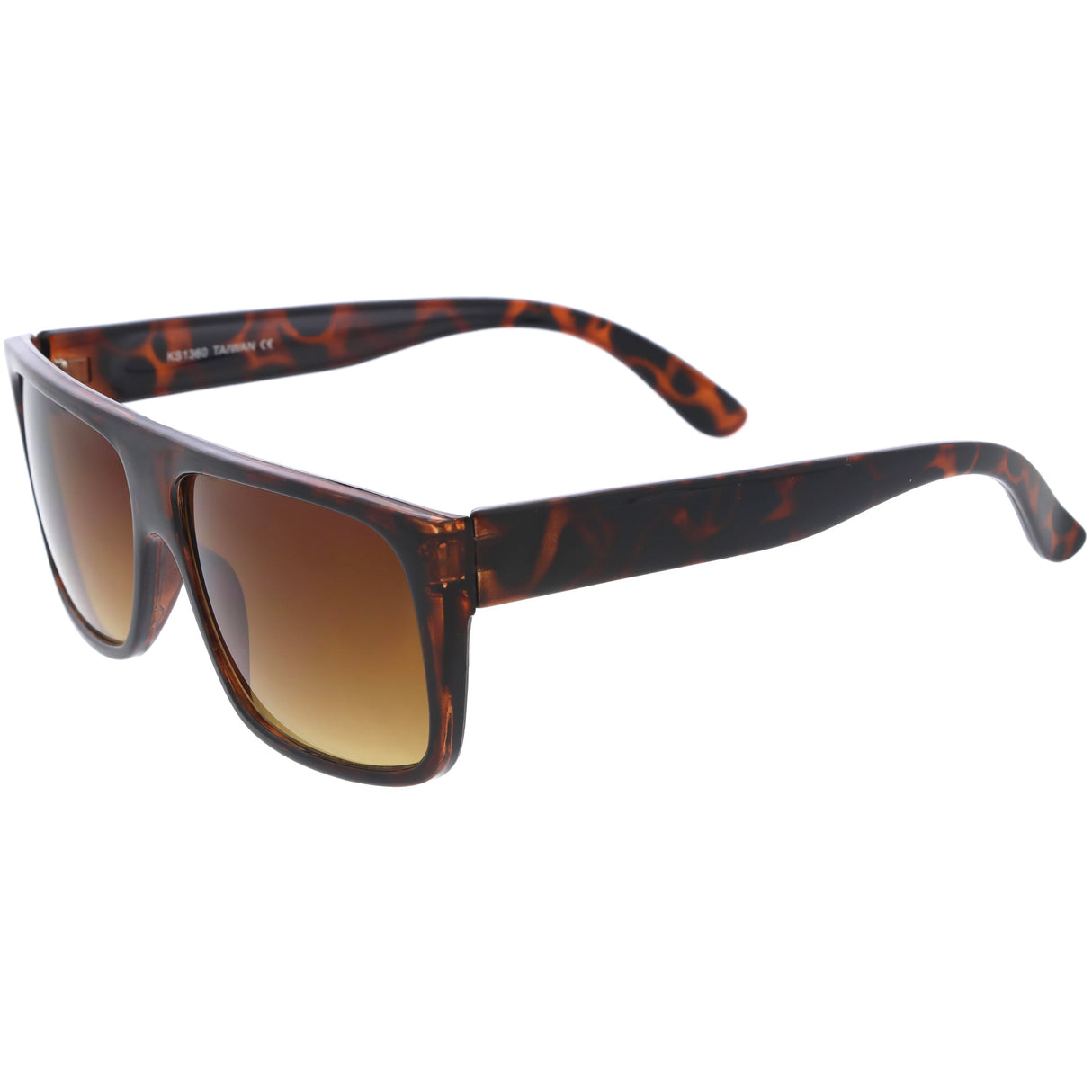 Mens Retro Super Flat Top Aviator Square Sunglasses 8685 from zeroUV