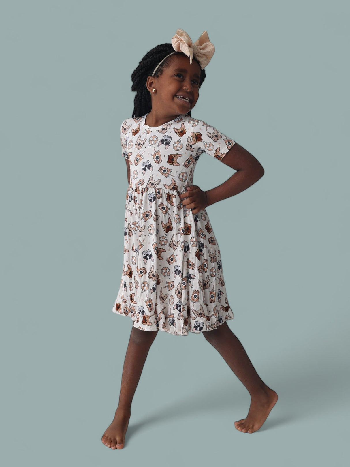 EXCLUSIVE PUP CUPS DREAM RUFFLE DRESS from DREAM BIG LITTLE CO