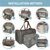 Mr. Peanut's Gold Series Big Apple XL Size Airline Compliant Double Expandable Pet Carrier from Mr. Peanut's Pet Carriers