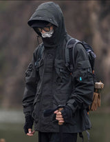 J88 Black Heavy Tactical Wilderness Jacket From Niepce Inc