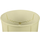 Large 14"x16"x17" Drum Lampshade Egg Shell Shantung, Large Cylinder Replacement Lamp Shade for Tall Table Lamps from LampsUSA