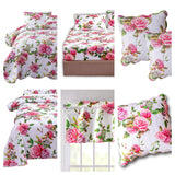DaDa Bedding Bed in a Bag Bundle Set - Romantic Roses Lovely Blooming Floral Bedding Set (JHW-879) from DaDalogy Bedding Collection