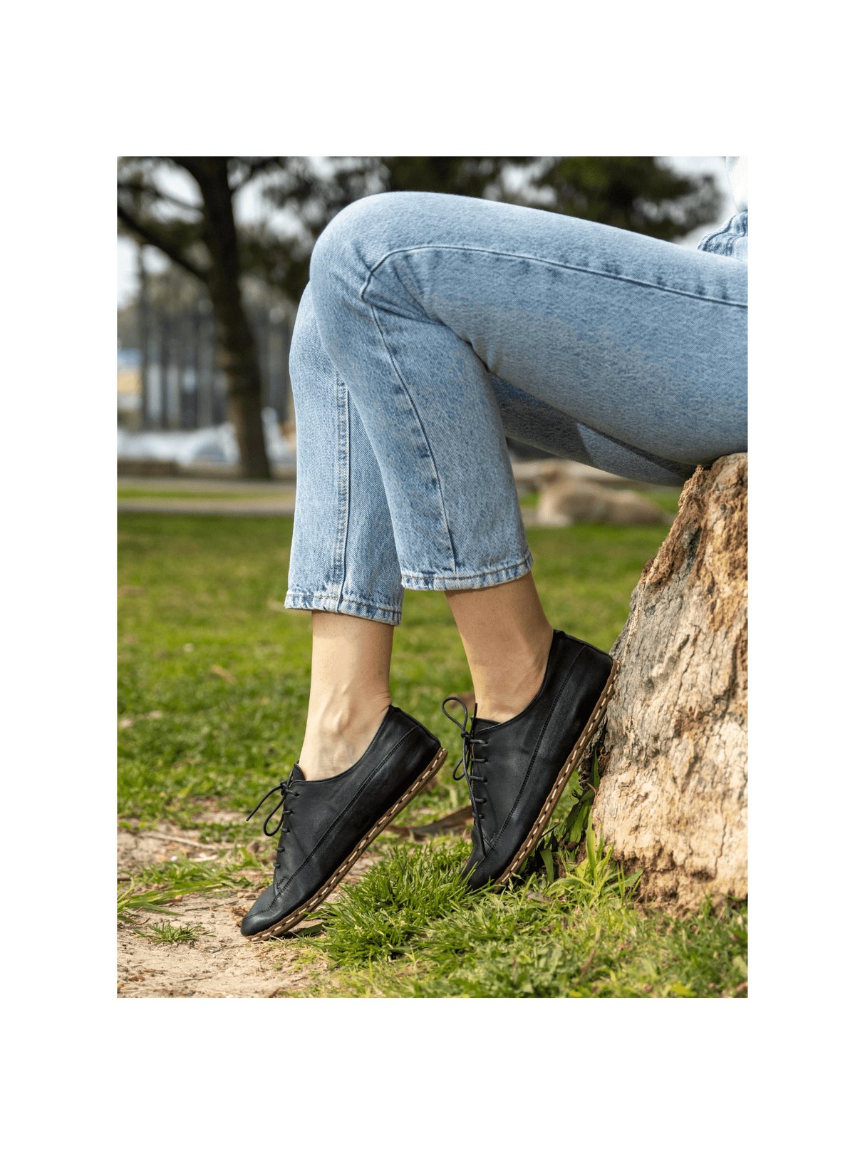 Men's Black Barefoot Sneakers from Atlantis Handmade Shoes