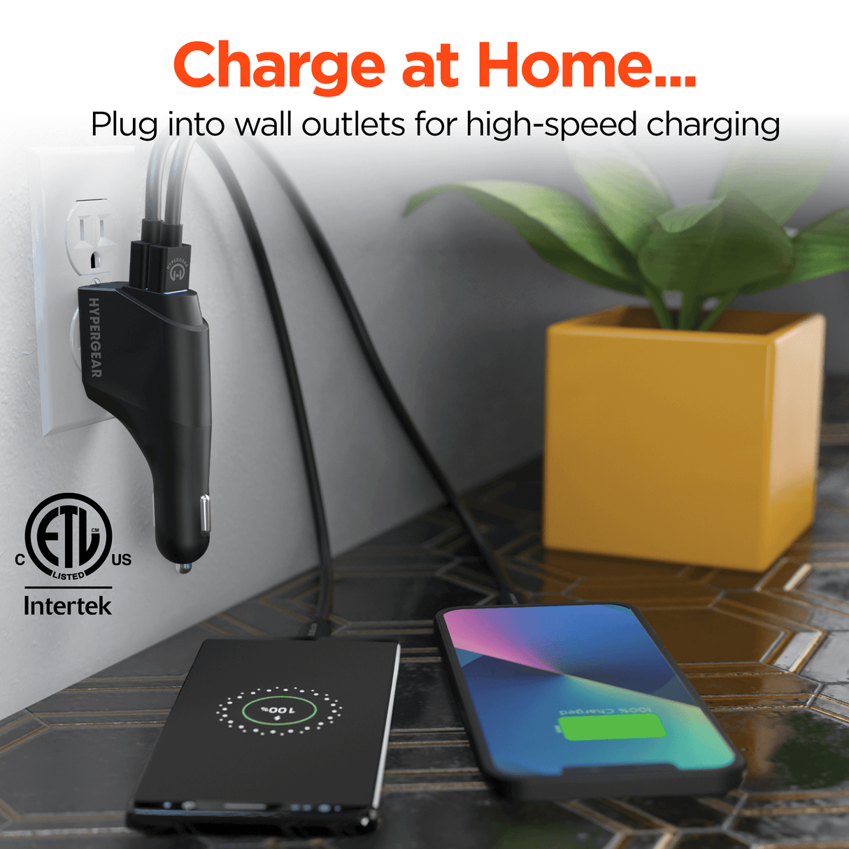 HyperGear Hybrid 2.1A Dual USB Car/Wall Charger from Jupiter Gear Home