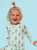 BLUE RIBBON BLOOMS DREAM RUFFLE ROMPER from DREAM BIG LITTLE CO
