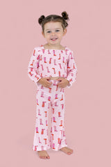 EXCLUSIVE YEE HAW HOLLIE DREAM SMOCKED FLARE SET from DREAM BIG LITTLE CO