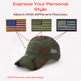 Tactical-Style Patch Hat with Adjustable Strap from Jupiter Gear