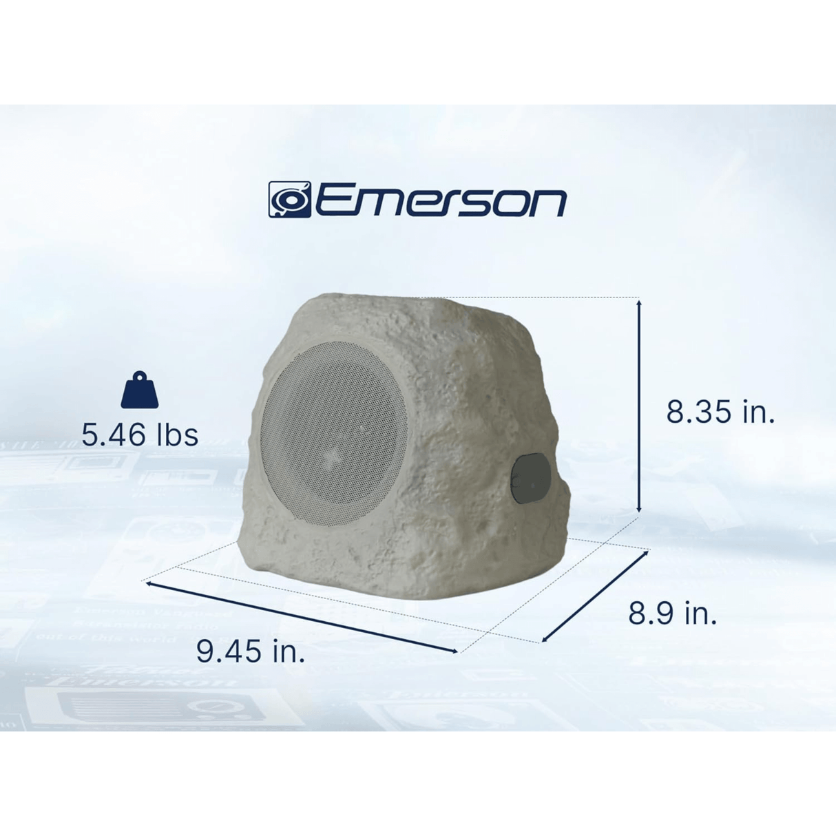 Emerson Rock Party Solar Multicolor LED Bluetooth Speaker from Jupiter Gear Home
