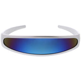 Retro Futuristic 1980's Disco Wrap Around Space Sunglasses 8964 from zeroUV