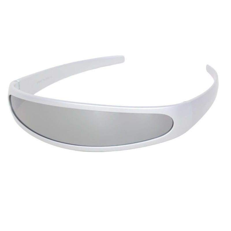 Retro Futuristic 1980's Disco Wrap Around Space Sunglasses 8964 from zeroUV