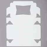 19" x 14" x 6 1/2" White Half Sheet Window Cake Box from Cake Craft Shoppe, LLC