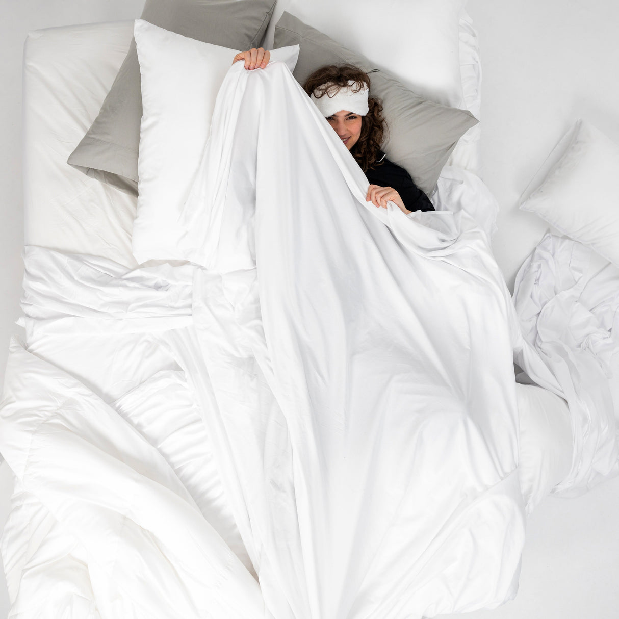 Cotton Blend Midnight Sheet Set from Hotel Collection