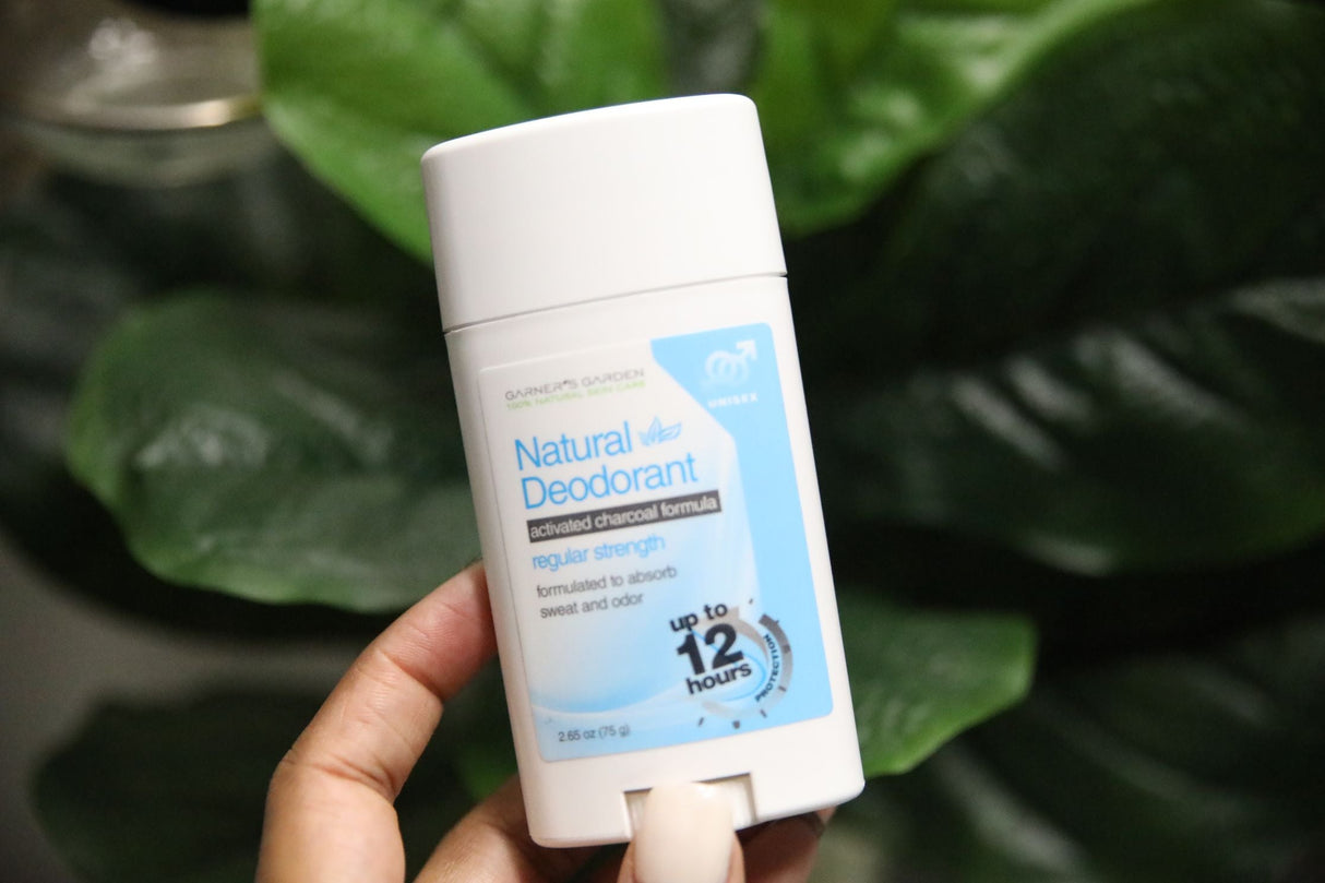 Activated Charcoal Natural Deodorant from Garner's Garden