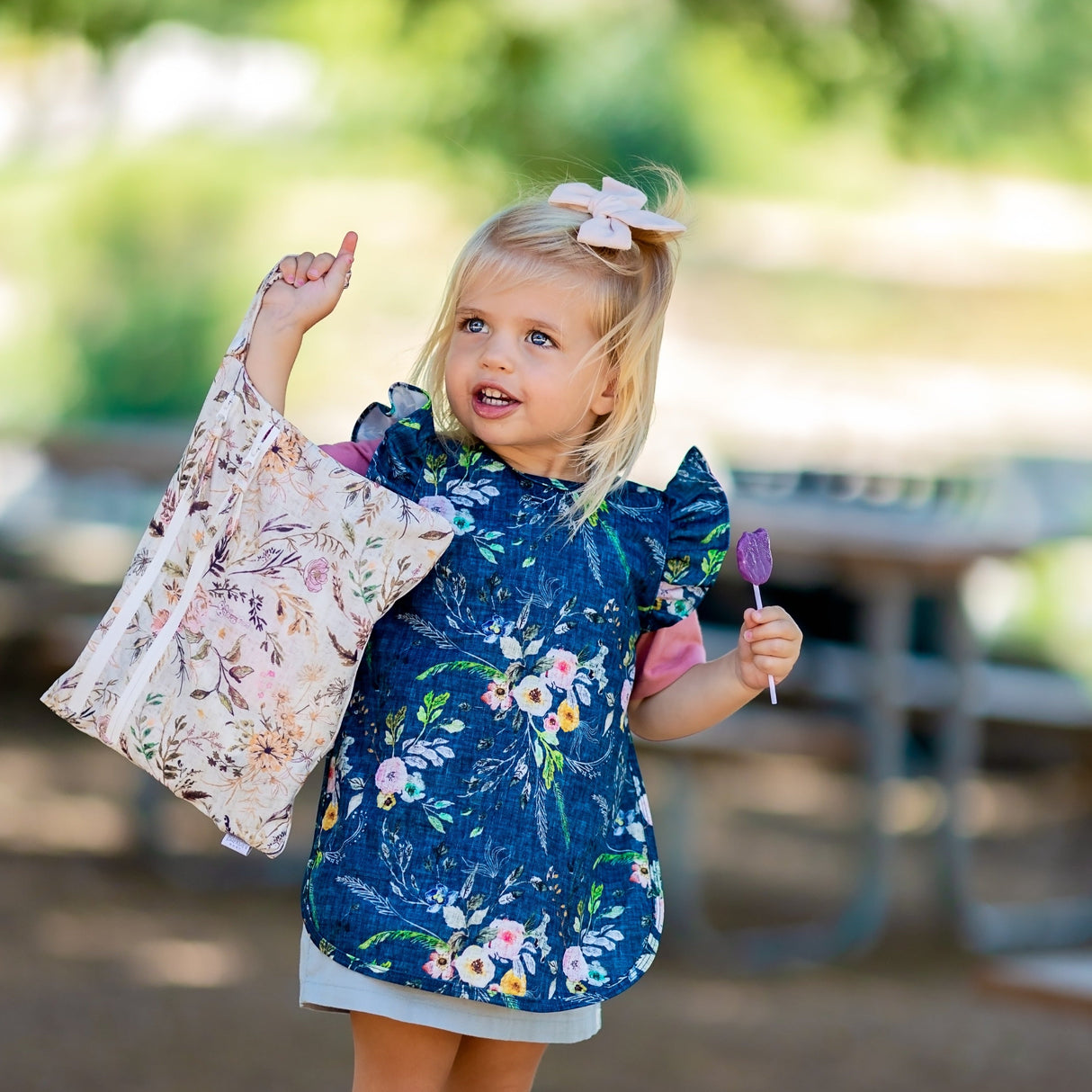Boho Floral Flutter Bapron from BapronBaby