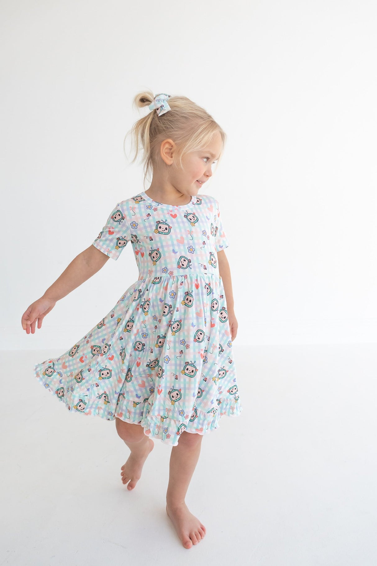 Dream Big Little Co x CoComelon SPRINGTIME MELON DREAM BOW HAIR CLIPS from DREAM BIG LITTLE CO