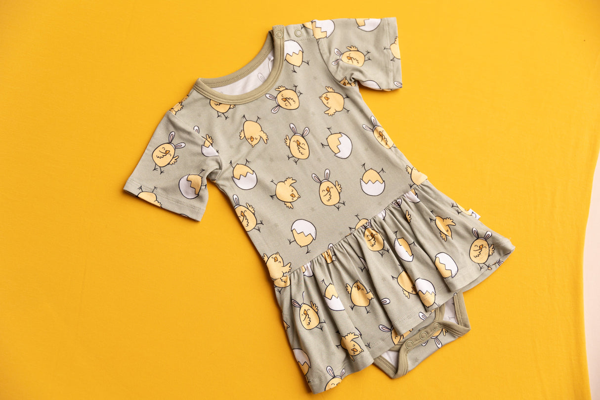 EXCLUSIVE PEEPIN' IT REAL DREAM BODYSUIT DRESS from DREAM BIG LITTLE CO