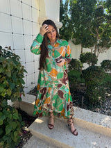Multi Chain Dress From Drama NYC Plus