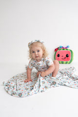 Dream Big Little Co x CoComelon SPRINGTIME MELON DREAM SHORT SET from DREAM BIG LITTLE CO