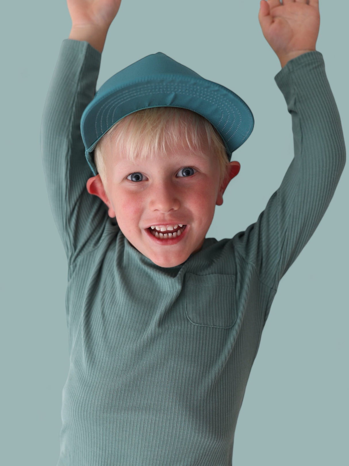 SAGE RIB DREAM POCKET TEE from DREAM BIG LITTLE CO