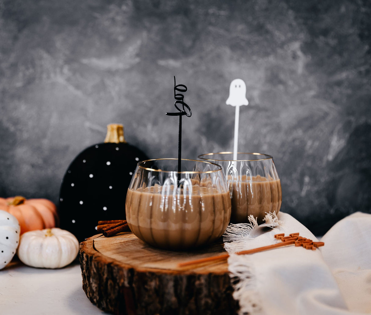 Classic Halloween Party Drink Stirrers, Set of 12 from The Cotton & Canvas Co.