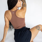 Restore Ribbed Comfort Tank w/ Built in Bra  From DYM Athletics