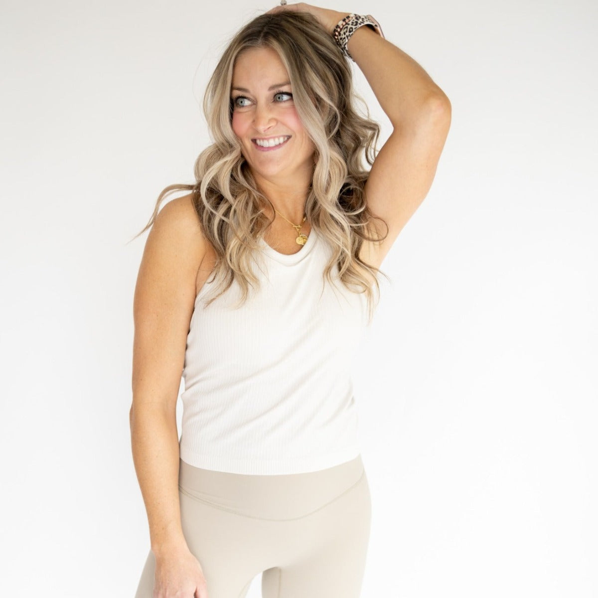 Restore Ribbed Comfort Tank w/ Built in Bra  From DYM Athletics