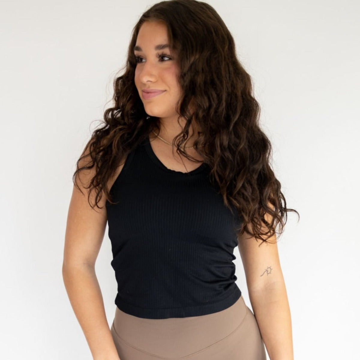 Restore Ribbed Comfort Tank w/ Built in Bra  From DYM Athletics