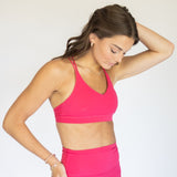 AIRE Ultra-Soft Cross Back Sports Bra | A-D Cup | Medium Support From DYM Athletics