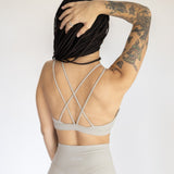 AIRE Ultra-Soft Cross Back Sports Bra | A-D Cup | Medium Support From DYM Athletics