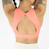 Heartbreaker Deep V Sports Bra with Keyhole Back | A-D Cup | High Support  From DYM Athletics