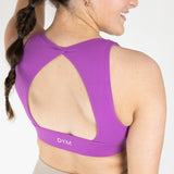 Heartbreaker Deep V Sports Bra with Keyhole Back | A-D Cup | High Support  From DYM Athletics