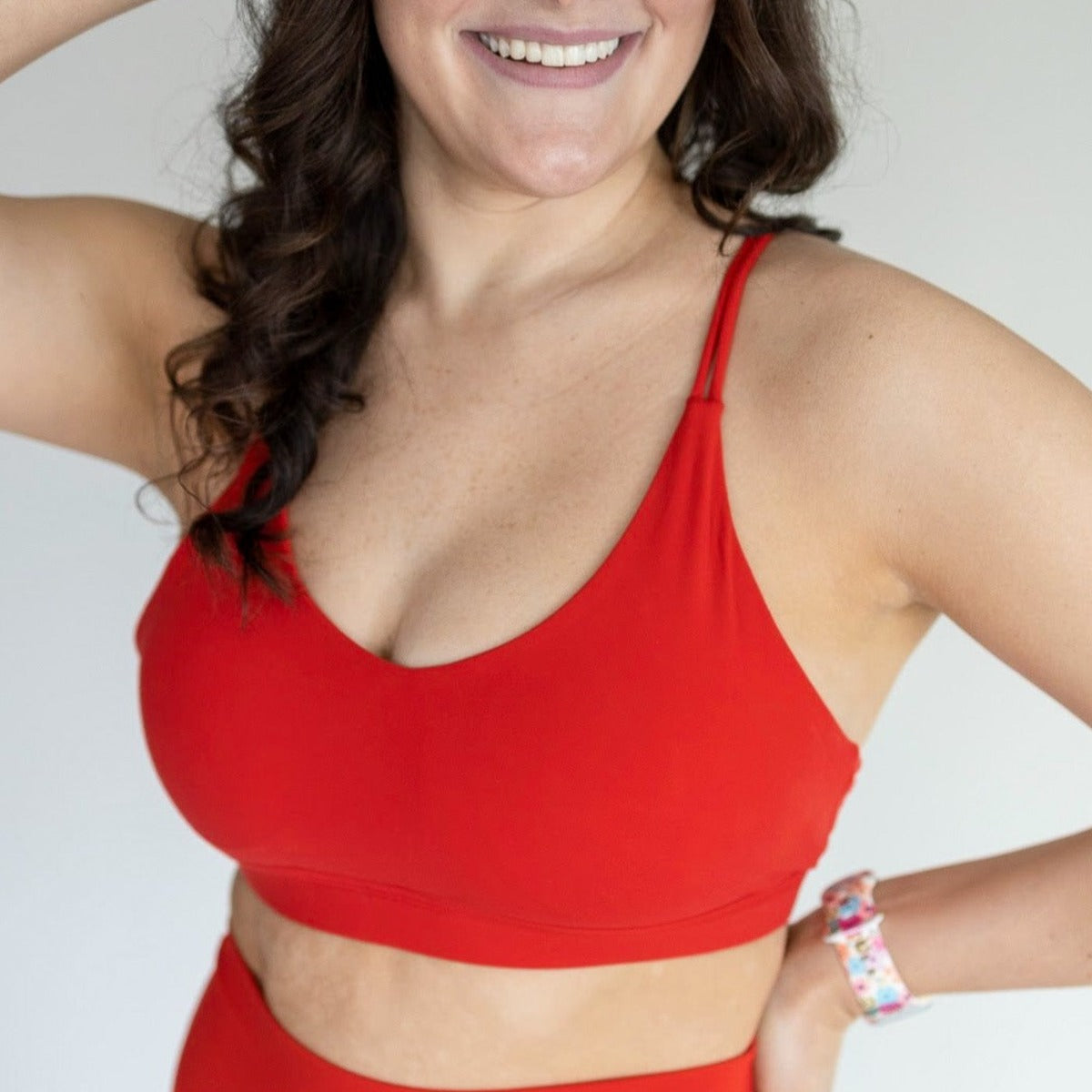 AIRE Ultra-Soft Cross Back Sports Bra | A-D Cup | Medium Support From DYM Athletics